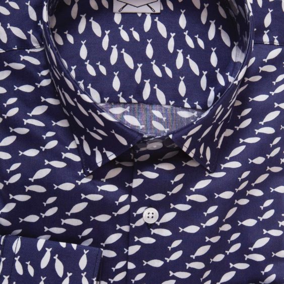 Women shirt with fishes